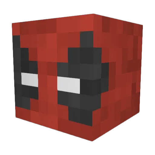 Melladeit0r Minecraft avatar head, 3D render