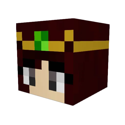 Melledy013 Minecraft avatar head, 3D render