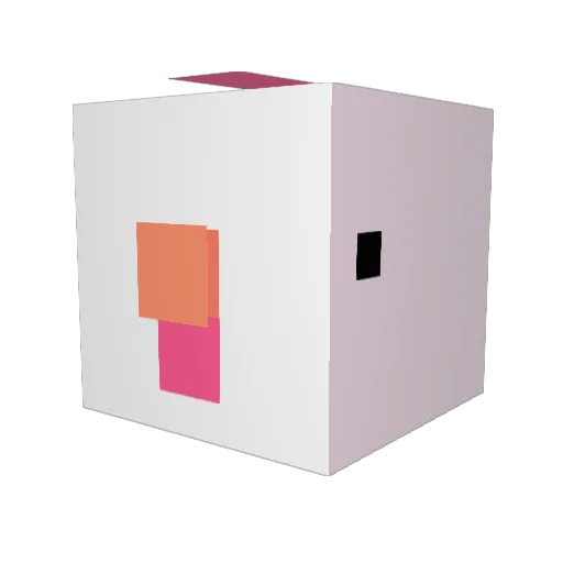 Melliiss Minecraft avatar head, 3D render