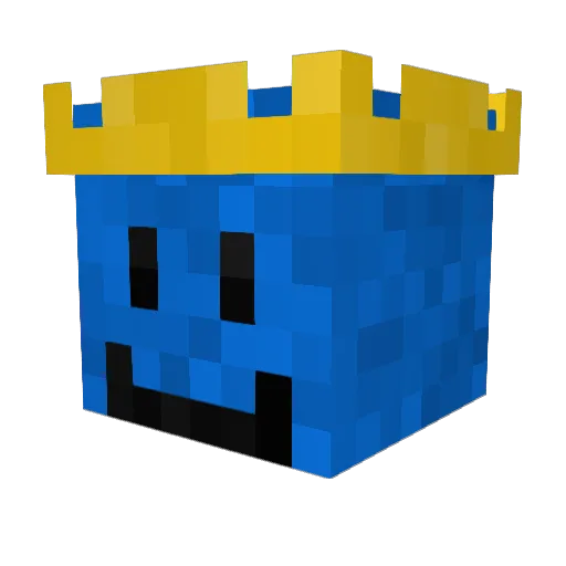 Melliw79 Minecraft avatar head, 3D render
