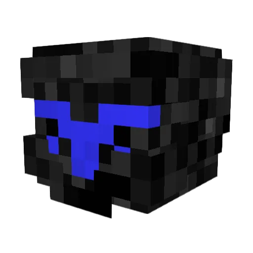 Mellkorr Minecraft avatar head, 3D render
