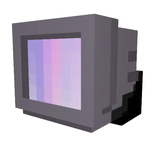 MelloV5 Minecraft avatar head, 3D render