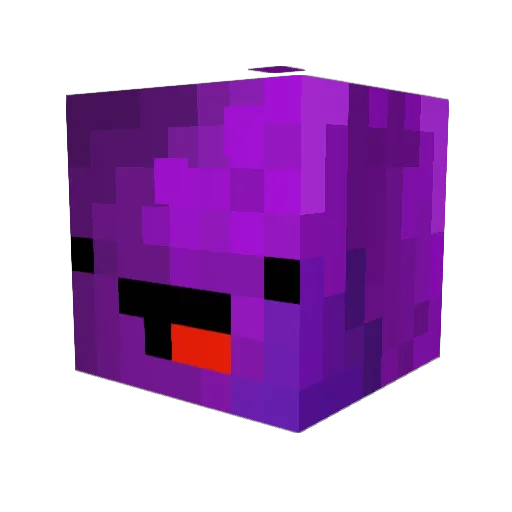 MelloWay2 Minecraft avatar head, 3D render