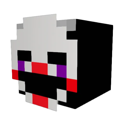 MellonK Minecraft avatar head, 3D render