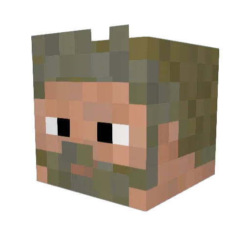 MellonKiller Minecraft avatar head, 3D render