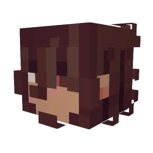 Mellon_Collie Minecraft avatar head, 3D render