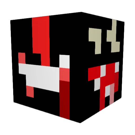 Mellow11 Minecraft avatar head, 3D render