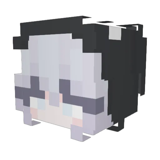 Mellow82 Minecraft avatar head, 3D render