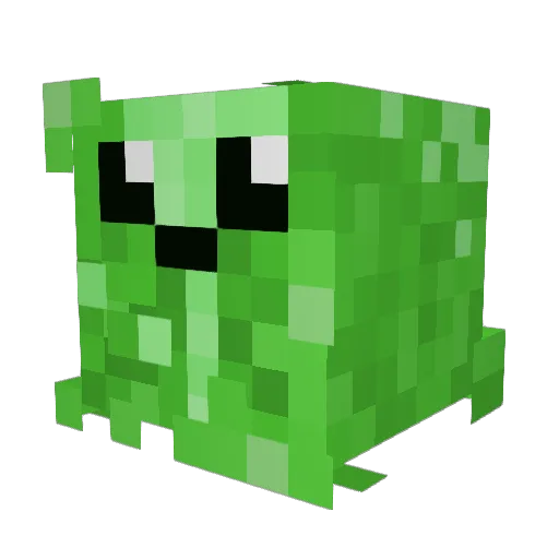 MellowLettuce Minecraft avatar head, 3D render