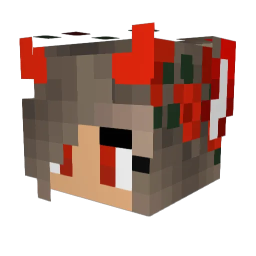 MellowMash31 Minecraft avatar head, 3D render