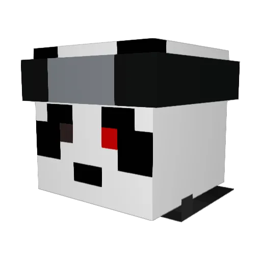 MellowSniper1 Minecraft avatar head, 3D render