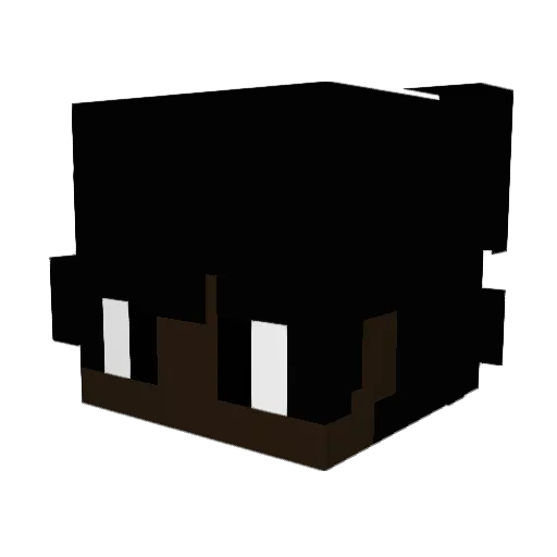 MellyDavey Minecraft avatar head, 3D render