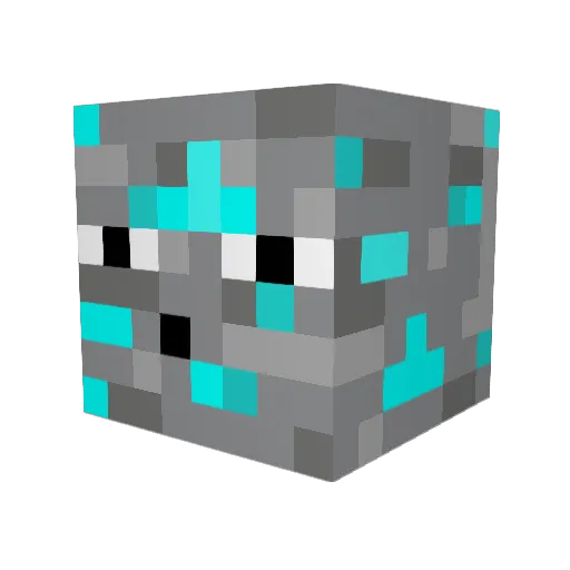 Melly_Roselly Minecraft avatar head, 3D render