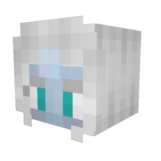 Melm114 Minecraft avatar head, 3D render