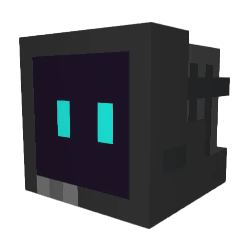 MeloESC Minecraft avatar head, 3D render