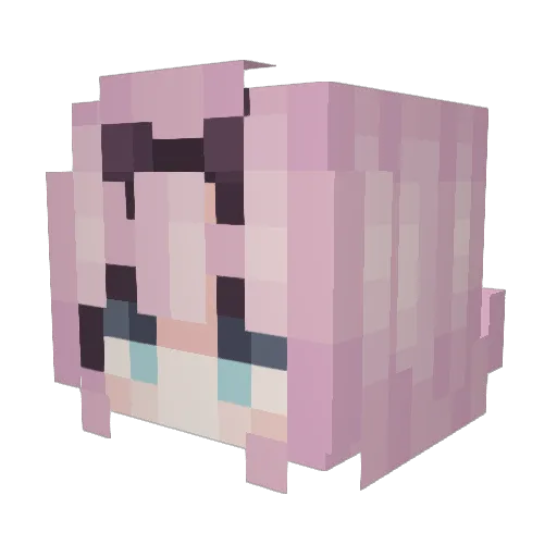 Melo_Gondor Minecraft avatar head, 3D render