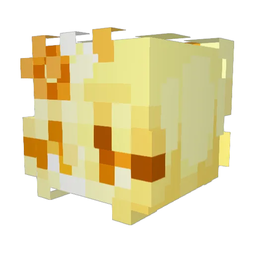 MelodicMaple Minecraft avatar head, 3D render