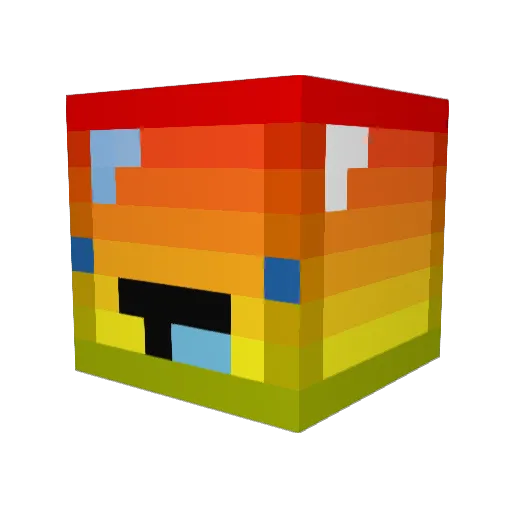 Melody_272 Minecraft avatar head, 3D render