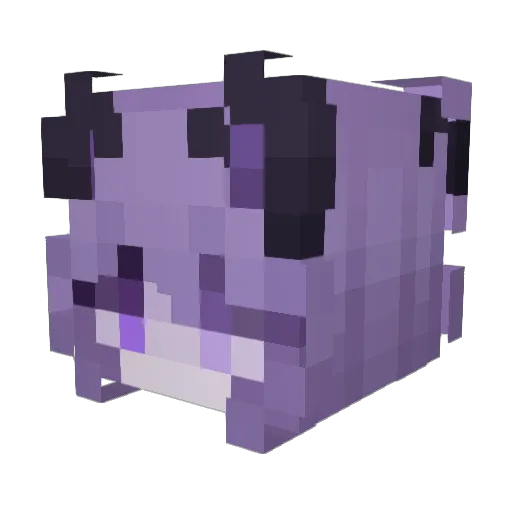 MelonBeing Minecraft avatar head, 3D render