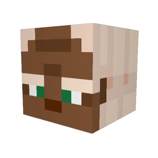 MelonMan318 Minecraft avatar head, 3D render