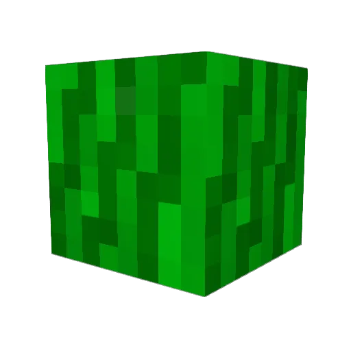 MelonMarauda Minecraft avatar head, 3D render