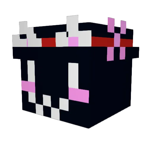 Melon_42O Minecraft avatar head, 3D render