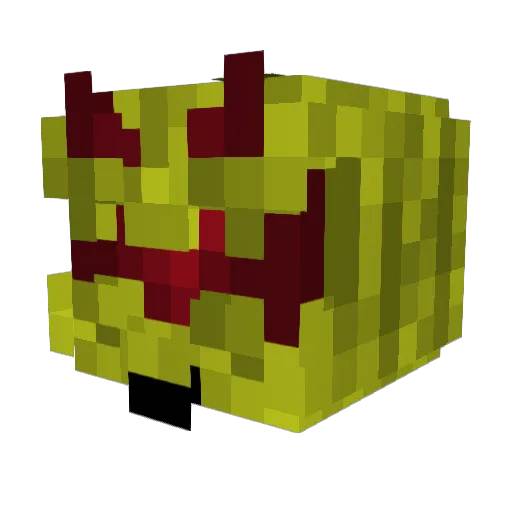 Melon_Lord01 Minecraft avatar head, 3D render