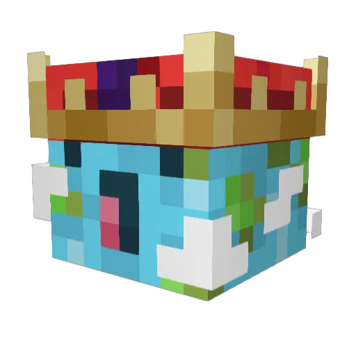 Melonboy64 Minecraft avatar head, 3D render