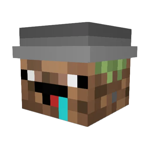 Melonboy_123 Minecraft avatar head, 3D render