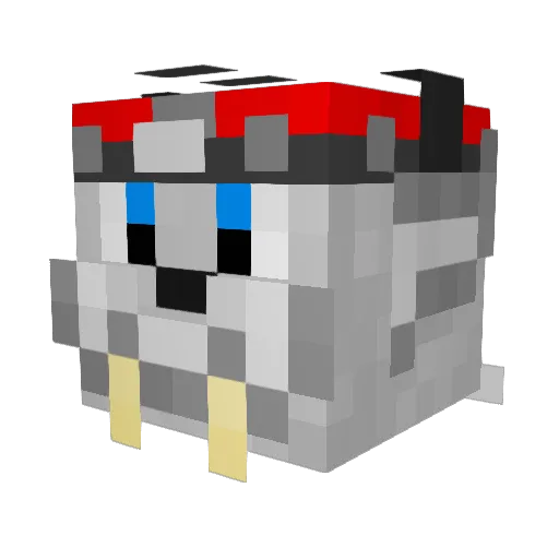 Meloncat805 Minecraft avatar head, 3D render
