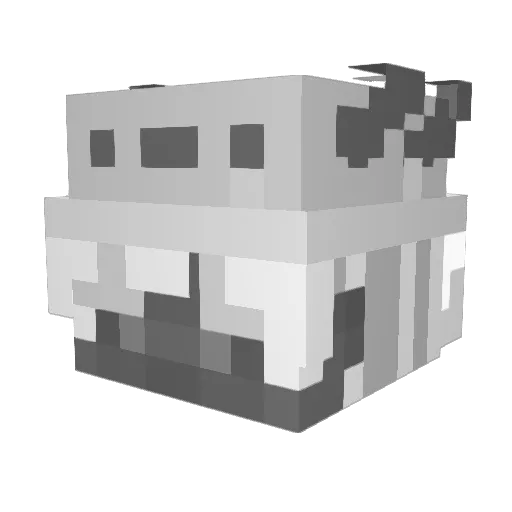 MelonskyGHG Minecraft avatar head, 3D render