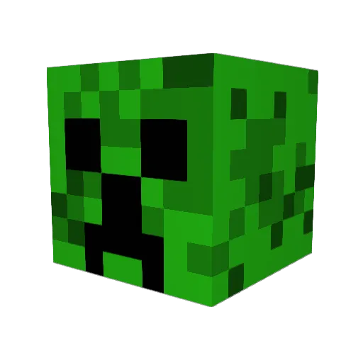 Melonsrule Minecraft avatar head, 3D render