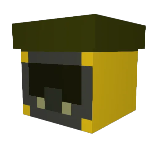 Melonyang Minecraft avatar head, 3D render