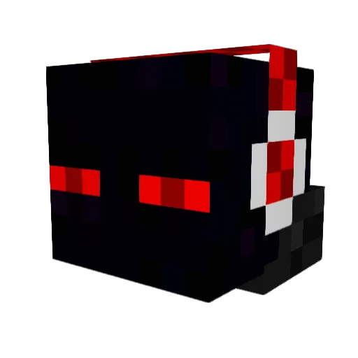 Melownception Minecraft avatar head, 3D render