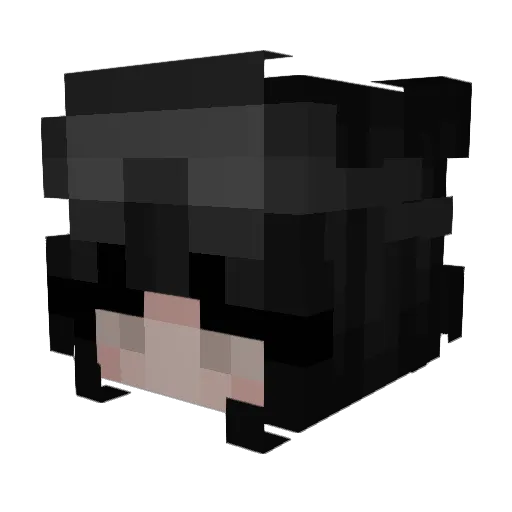 Melozeona Minecraft avatar head, 3D render