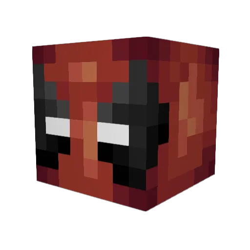 MelroseQ22 Minecraft avatar head, 3D render