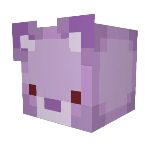 Meltec Minecraft avatar head, 3D render