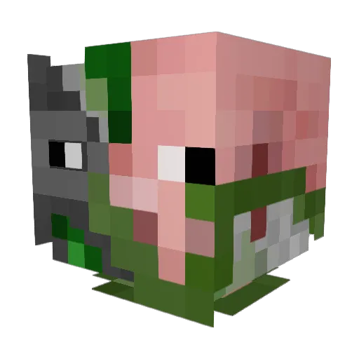 MeltedMarshMelo Minecraft avatar head, 3D render