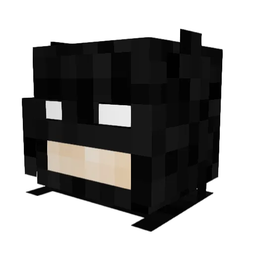 MeltingPoptarts Minecraft avatar head, 3D render