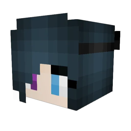 Melting_Milk Minecraft avatar head, 3D render