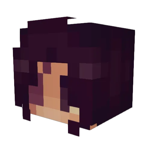 MeltyMC Minecraft avatar head, 3D render