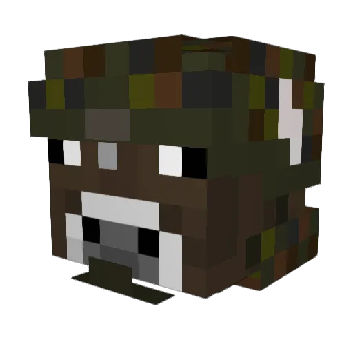 Melvdaboss1031 Minecraft avatar head, 3D render