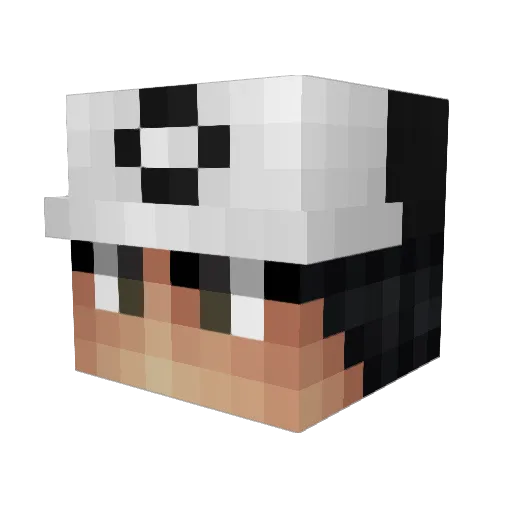 Melvin15 Minecraft avatar head, 3D render