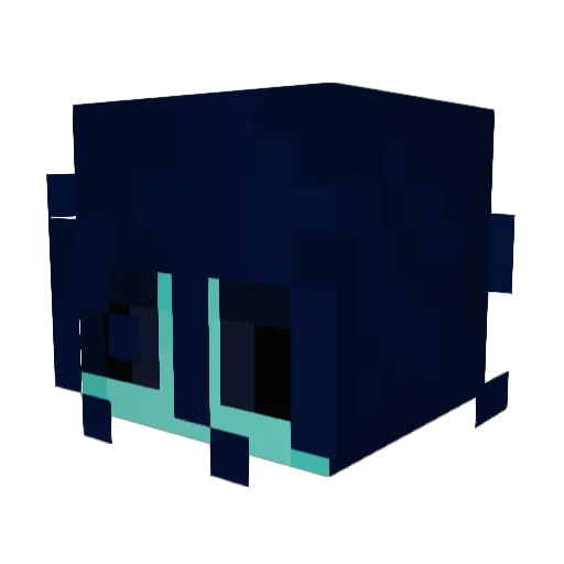 MelvinBerry Minecraft avatar head, 3D render