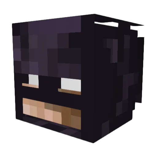MelvinL33T Minecraft avatar head, 3D render