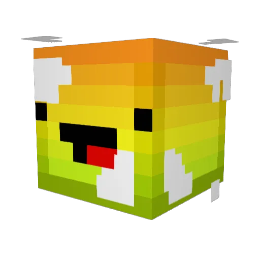 MelvinRyan Minecraft avatar head, 3D render