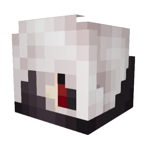 MelvinTheSmug Minecraft avatar head, 3D render