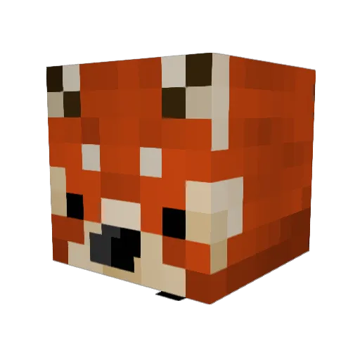 MelvynJxMelMail Minecraft avatar head, 3D render