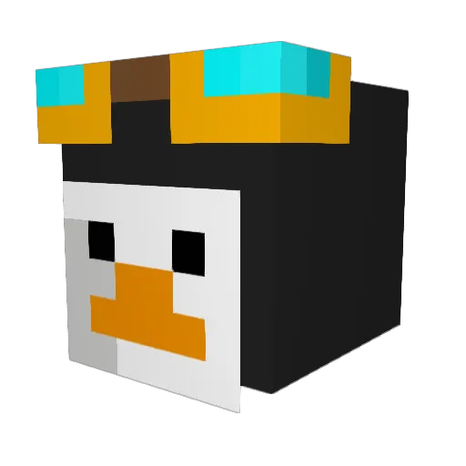 Memaxo04 Minecraft avatar head, 3D render