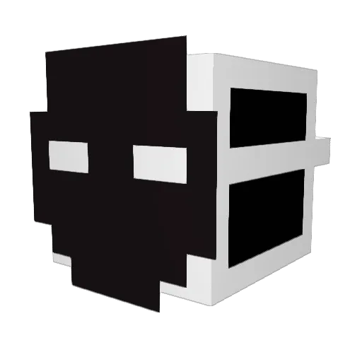 Memb888 Minecraft avatar head, 3D render